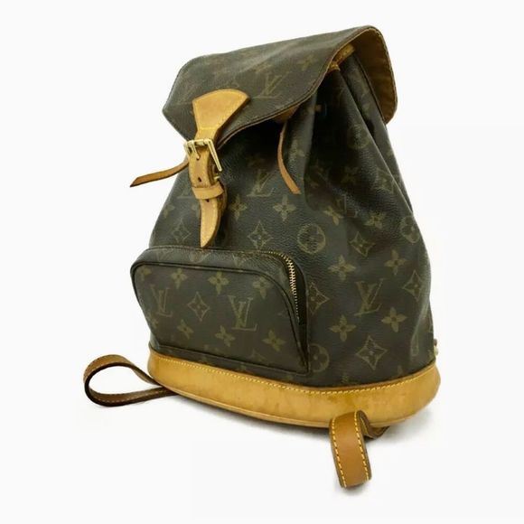 Authentic Louis Vuitton Montsouri Backpack MM - Picture 4 of 10